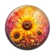 Cabochon Résine - tournesol