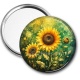 Miroir de poche - tournesol