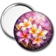 Miroir de poche - fleur frangipanier