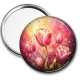 Miroir de poche - fleur tulipe