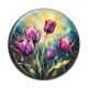 Cabochon Résine - fleur tulipe
