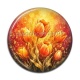 Cabochon Résine - fleur tulipe