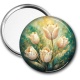 Miroir de poche - fleur tulipe