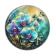 Cabochon Résine - fleur orchidée