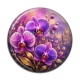 Cabochon Résine - fleur orchidée