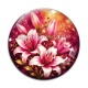 Cabochon Verre - fleur lys