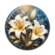 Cabochon Résine - fleur lys