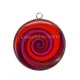 Pendentif Cabochon Argent - spirale
