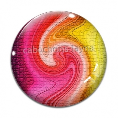 Cabochon Verre - spirale