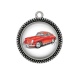 Pendentif Cabochon Argent - voiture