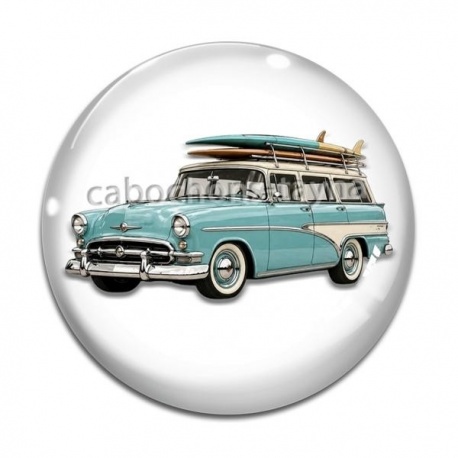 Cabochon Verre - voiture