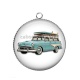 Pendentif Cabochon Argent - voiture