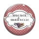 Cabochon Verre - merci maîtresse