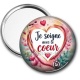Miroir de poche - je soigne avec le coeur