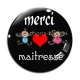 Cabochon Verre - merci maîtresse
