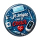 Cabochon Résine - je soigne avec le coeur