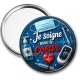 Miroir de poche - je soigne avec le coeur
