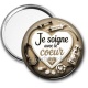 Miroir de poche - je soigne avec le coeur