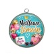 Pendentif Cabochon Argent - meilleure témoin