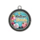 Pendentif Cabochon Argent - meilleure témoin