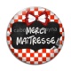 Cabochon Verre - merci maîtresse