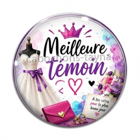 Cabochon Verre - meilleure témoin