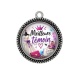 Pendentif Cabochon Argent - meilleure témoin