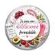 Cabochon Verre - je suis une diététicienne formidable