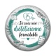 Cabochon Résine - je suis une diététicienne formidable