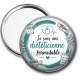 Miroir de poche - je suis une diététicienne formidable
