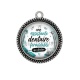 Pendentif Cabochon Argent - une assistante dentaire formidable qui déchire