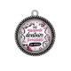 Pendentif Cabochon Argent - une assistante dentaire formidable qui déchire