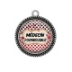 Pendentif Cabochon Argent - médecin formidable