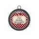 Pendentif Cabochon Argent - une dentiste formidable