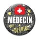Cabochon Verre - médecin qui déchire