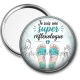 Miroir de poche - je suis une super réflexologue