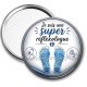 Miroir de poche - je suis une super réflexologue