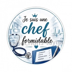 je suis une chef formidable