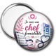 Miroir de poche - je suis une chef formidable
