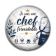 Cabochon Résine - je suis une chef formidable