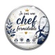 Cabochon Verre - je suis une chef formidable