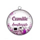 Pendentif Cabochon Argent -  Anesthésiste