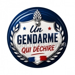 un gendarme qui déchire