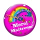 Cabochon Verre - merci maîtresse