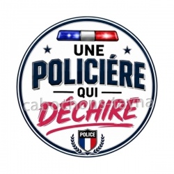 une policière qui déchire