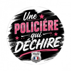 une policière qui déchire