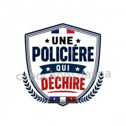 une policière qui déchire