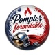 Cabochon Résine - pompier formidable