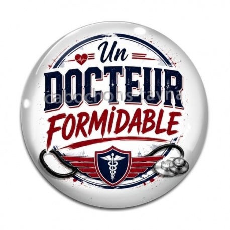 Cabochon Verre - un docteur formidable
