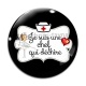 Cabochon Verre - je suis une chef qui déchire